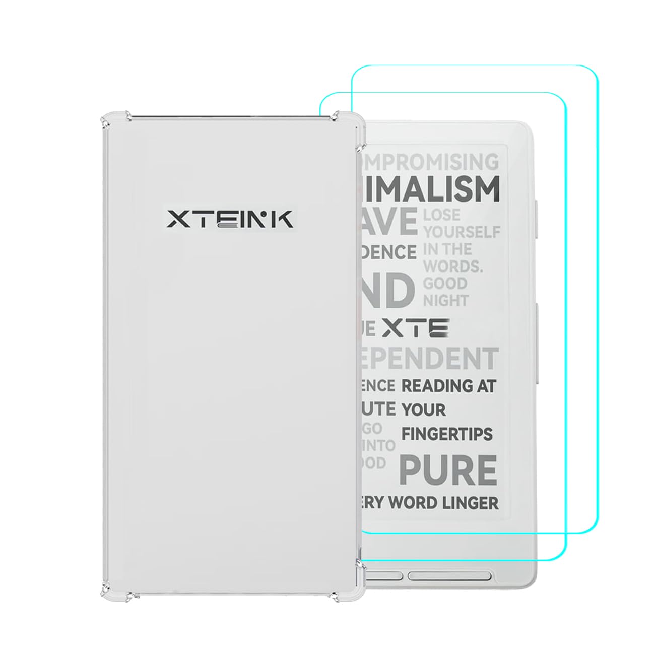 Amazon.co.jp: Ranyi XTEINK X4 eBook Reader クリアケース スクリーン